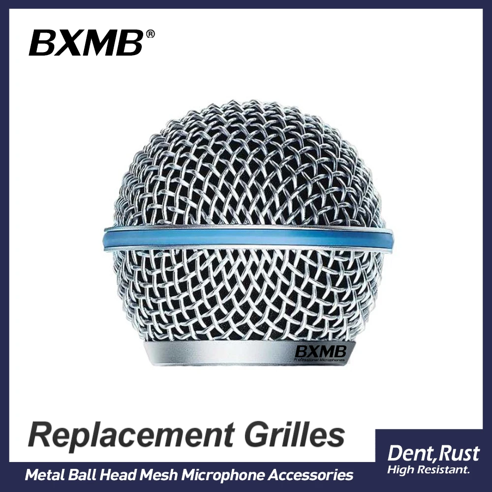 Сетчатая сетчатая решетка с шаровой головкой для SHURE BETA57A BETA58A BETA58