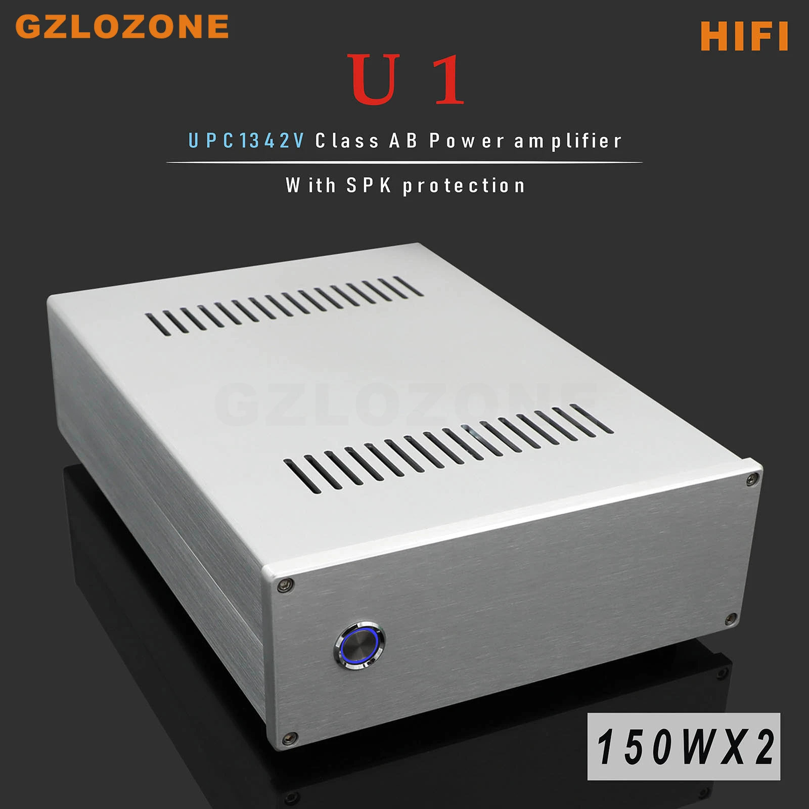 

U1 HIFI Class AB Power amplifier UPC1342V+NJW0281G/NJW0302G Amplifier 150W+150W