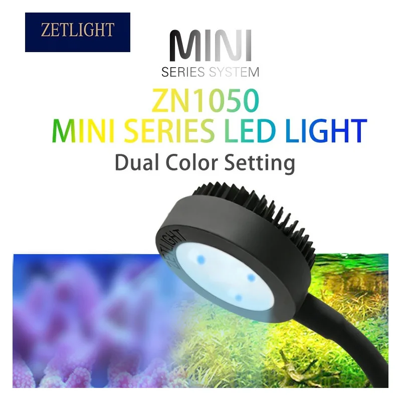 

Zetlight LED light M1 1050 1020 LED Full Spectrum Nano Small Aquarium Fish Tank Sea Water Saltwater Marine Coral Reef LED Light