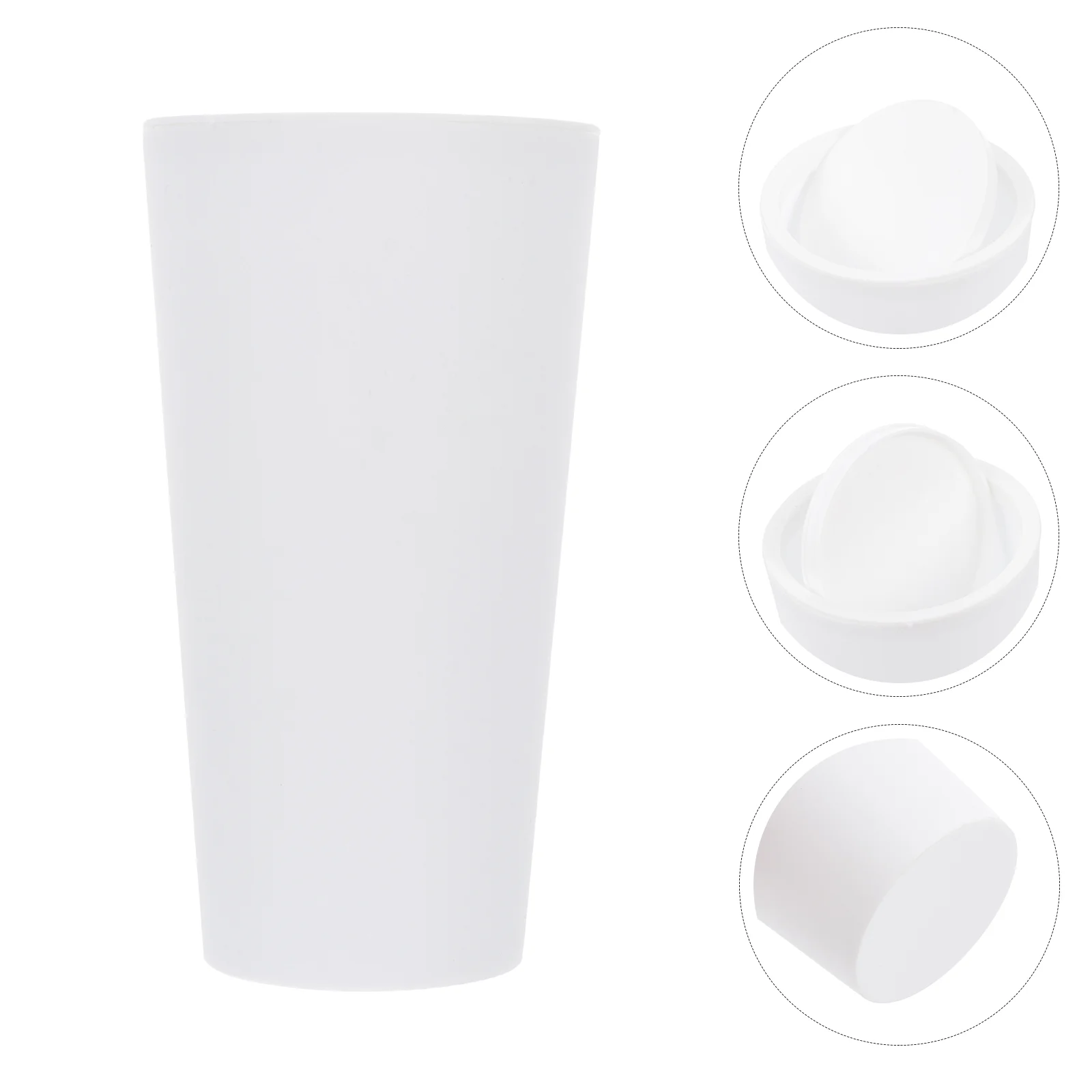 

Trash Bin Can Garbage Car Waste Basket Mini Lid Door Countertop Console Holder Cup Auto Vehicle Dustbin Leakproof Wastebasket