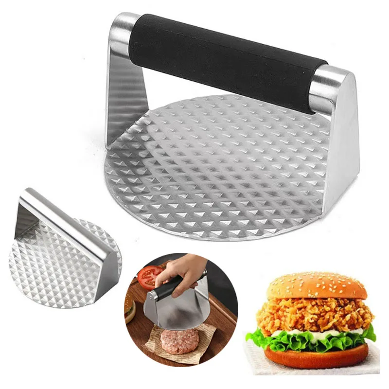 

Stainless Steel Smash Burger Press Patty Maker Non-Stick Professional Heat-resisting For Grilling Steak Bacon And Bbq