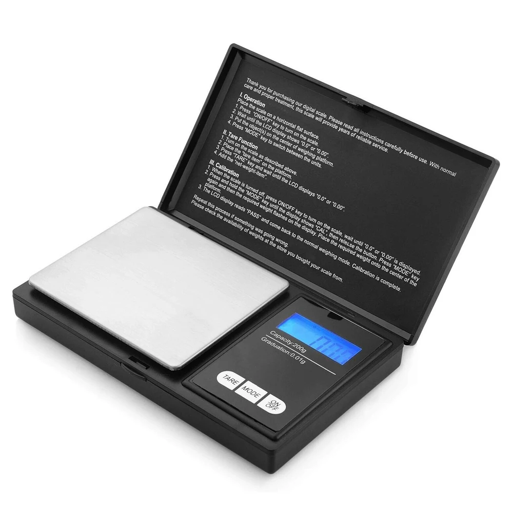 

200g 0.01g high precision Digital kitchen Scale Jewelry Gold Balance Weight Gram LCD Pocket weighting Electronic Scales