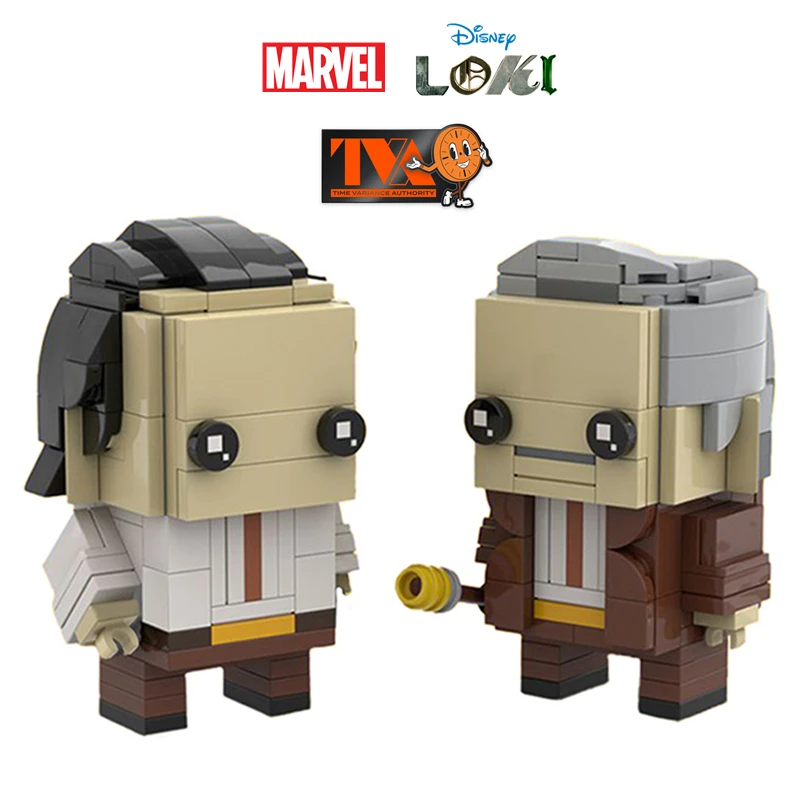 

New Disney Marvel Loki Movie Figures Loki TVA Mobius Super Heroes Model American Drama Building Blocks Bricks Toys Gift Kids