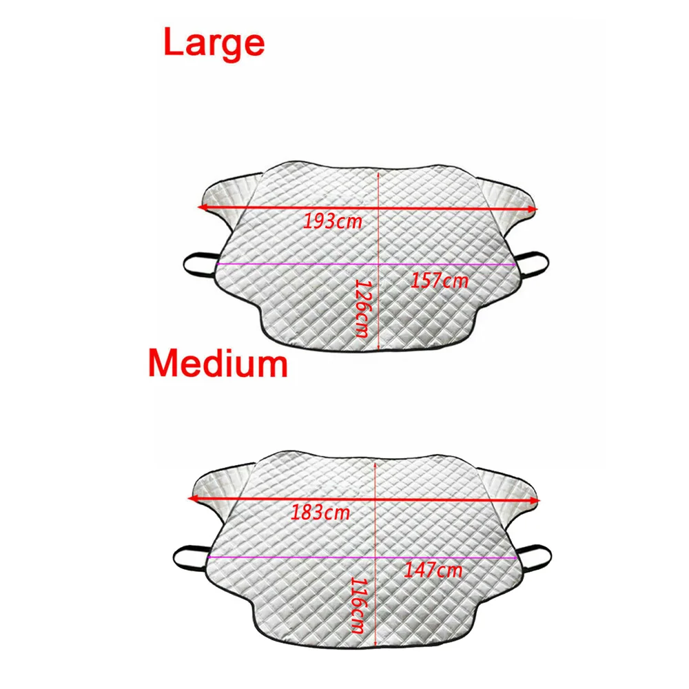 

1pc Car Windshield Snow Cover Protector Brand New Car Winter Ice Frost Guard Sun Shade Windshield Protector Cover Car Accessory