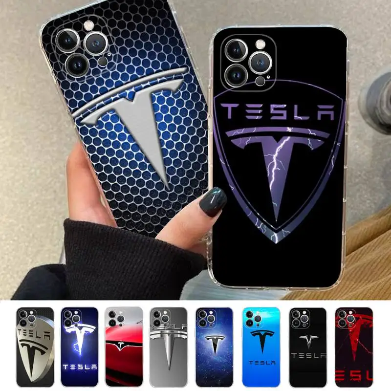 

Tesla Phone Case For iPhone 14 11 12 13 Mini Pro XS Max Cover 6 7 8 Plus X XR SE 2020 Funda Shell