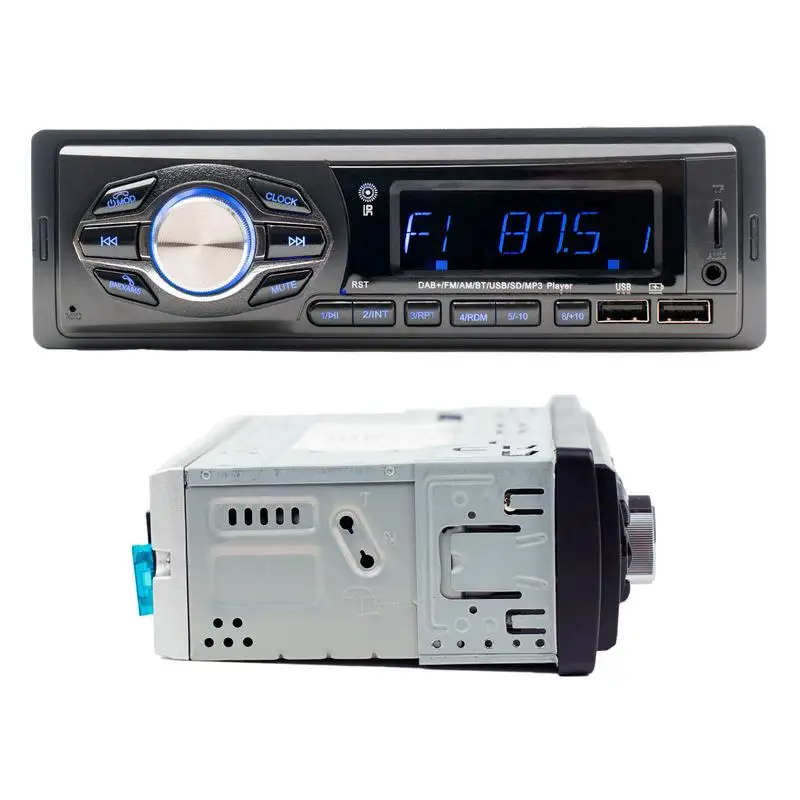 

Car Stereos LCD Single DIN Car Stereo Receiver FM/AM/DAB Radio For Car BT 5.0 Hands-Free Calling USB Playback & Charging