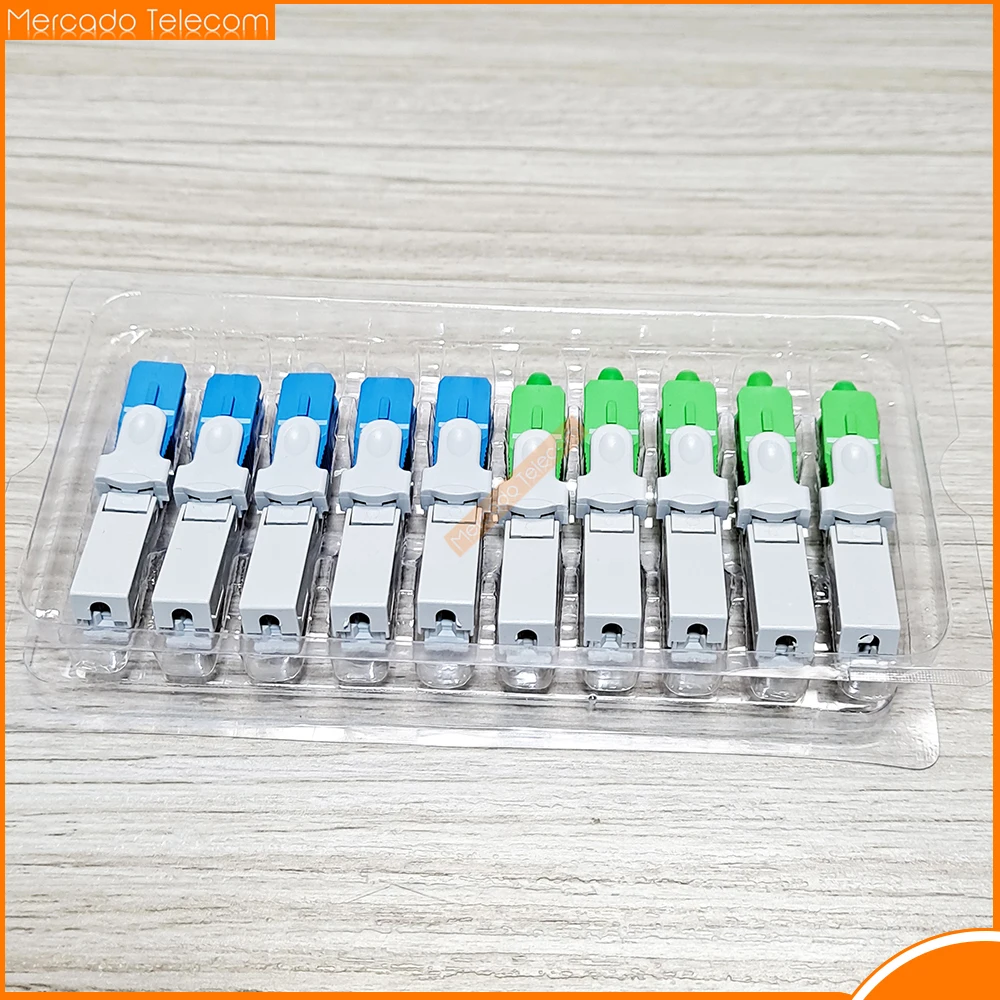 ESC250D SC Connector FTTH SC APC Optical Fiber Quick Connector SC UPC FTTH Fiber Optic Fast Connector Embedded Type