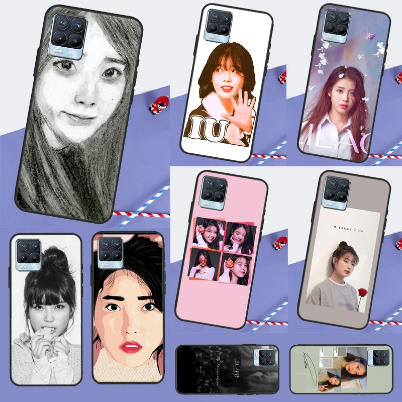 Чехол IU Lee Ji Eun Korean Star для Realme 14 13 10 11 12 Pro Plus GT 7 6 5 6T C67 C61 C55 C53 C51 C21Y C25S C75