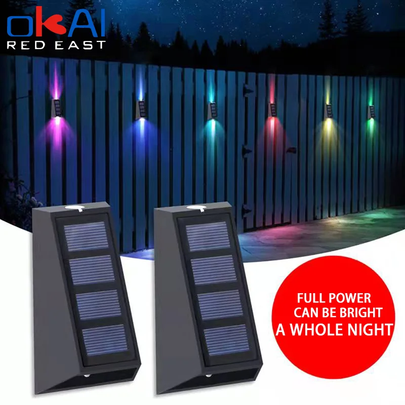 

IP65 Waterproof Garden Decoration Outdoor LED Wall Hanging Up and Down Luminous Solar Light Outdoor Garden Decoration Light