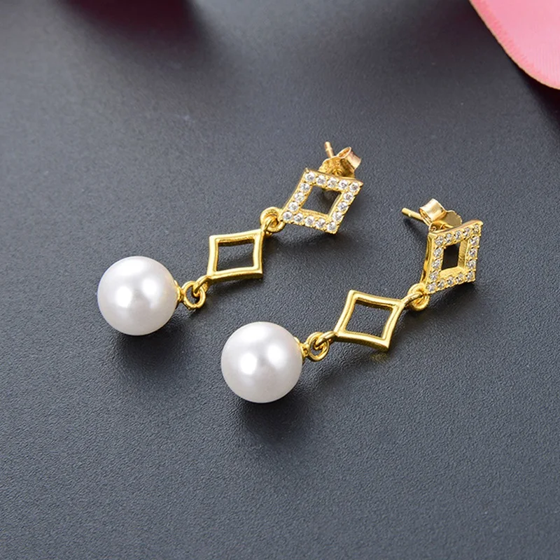 

Женские серьги Hemiston Thomas 925 пробы серебряные геометрические серьги Diamondl, бижутерия, подарок