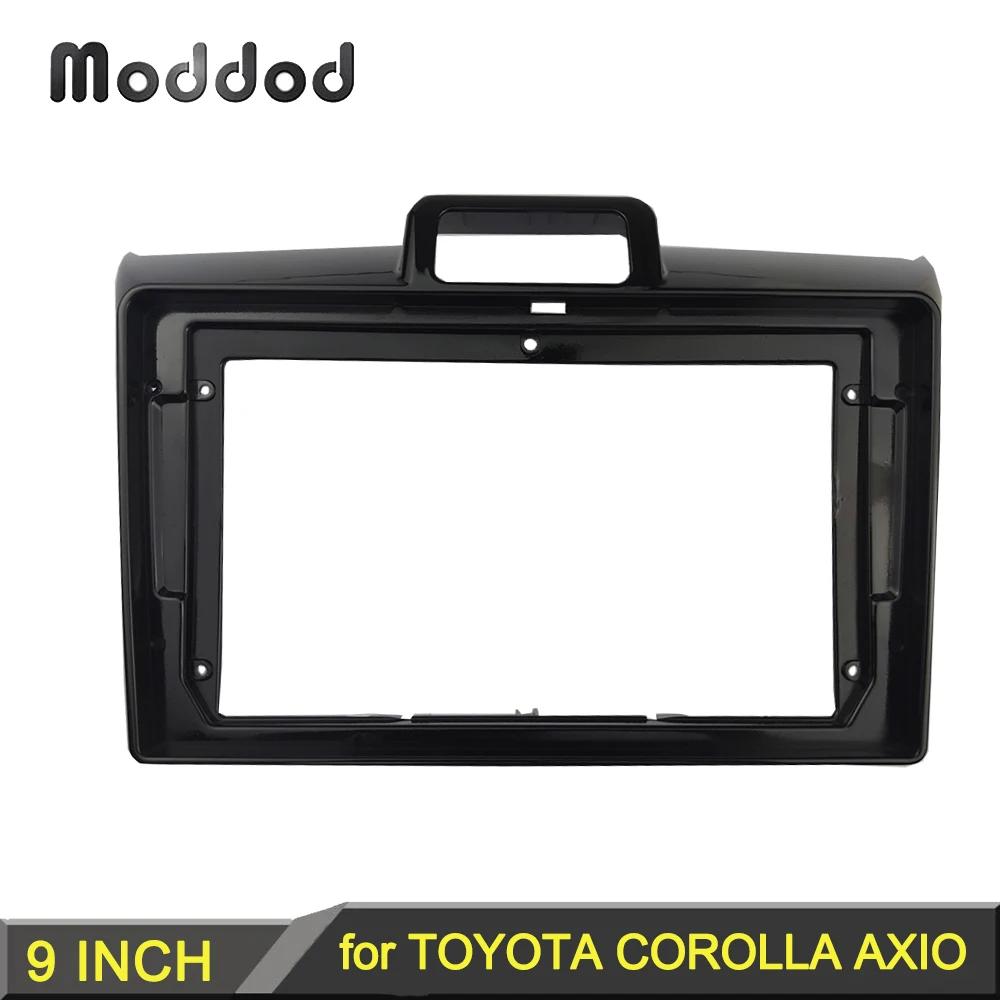 Рамка для радиоприемника 9 дюймов, подходит для TOYOTA COROLLA AXIO FIELDER 2015, стерео, GPS, DVD-плеер, Установочная панель, объемная отделка, рамка