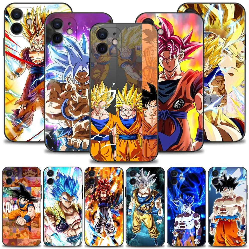 

Anime Dragon Ball Son Goku Goten Case For Apple iPhone 13 12 11 Pro Max 13 12 Mini XS Max XR X 7 8 6 6S Plus 5 5S SE 2020 Shell