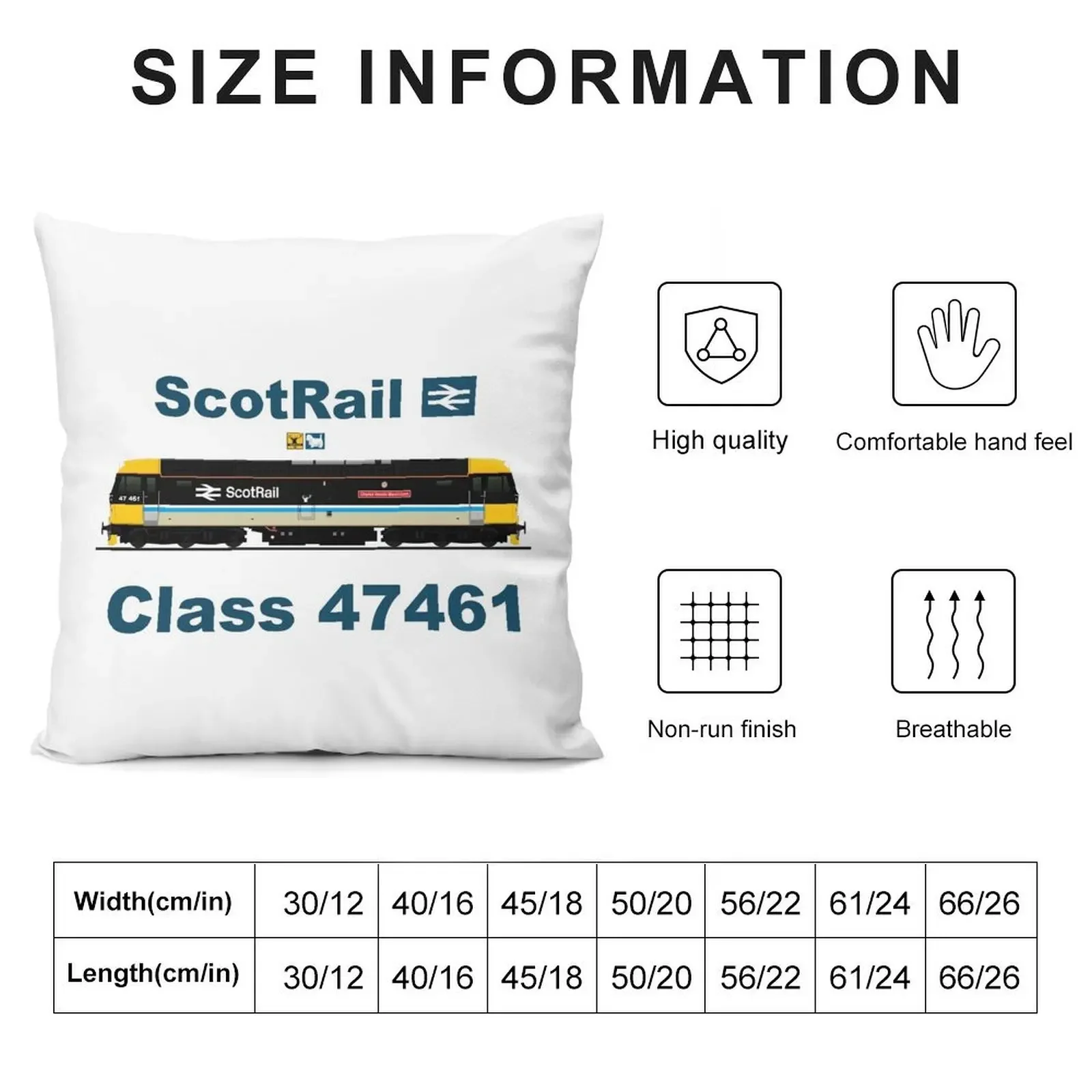ScotRail класс 47 декоративная наволочка