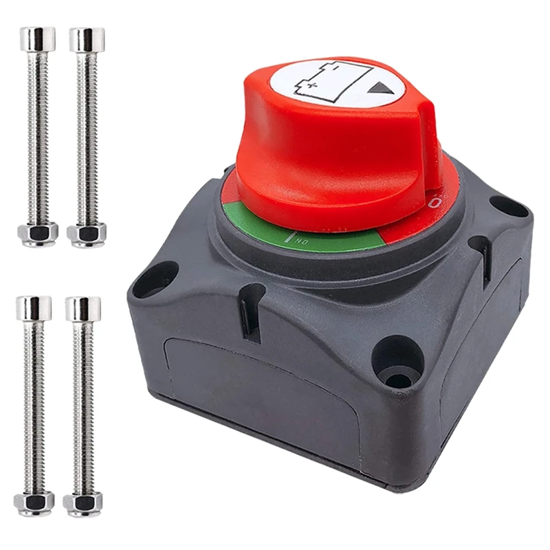 

Переключатель аккумулятора, основной выключатель питания аккумулятора 12-48 В, отсоединяющий изолятор для автомобиля, транспортного средств...