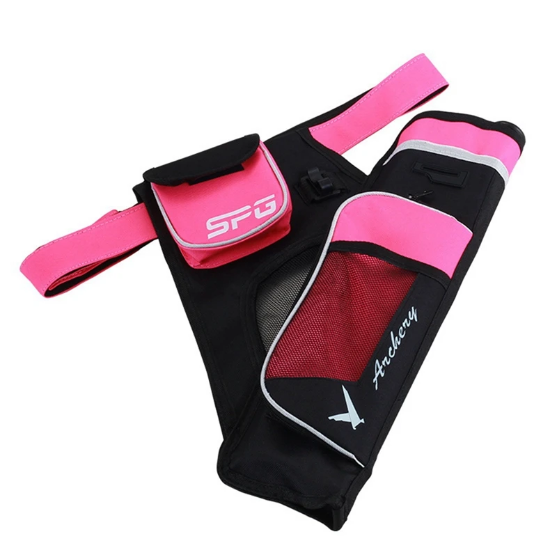 

Spg Triple Tube Quiver Adjustable Waist Quiver - With T-Hole, Release Pocket, Accessory Pocket, Divider Tube, Gear