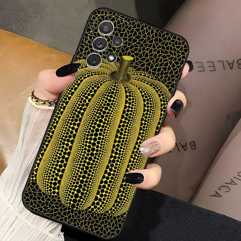 Художественный чехол KUSAMA для телефона Samsung Galaxy A13 A02 A52 A22 A53 A73 A71 A54 A34 задняя крышка