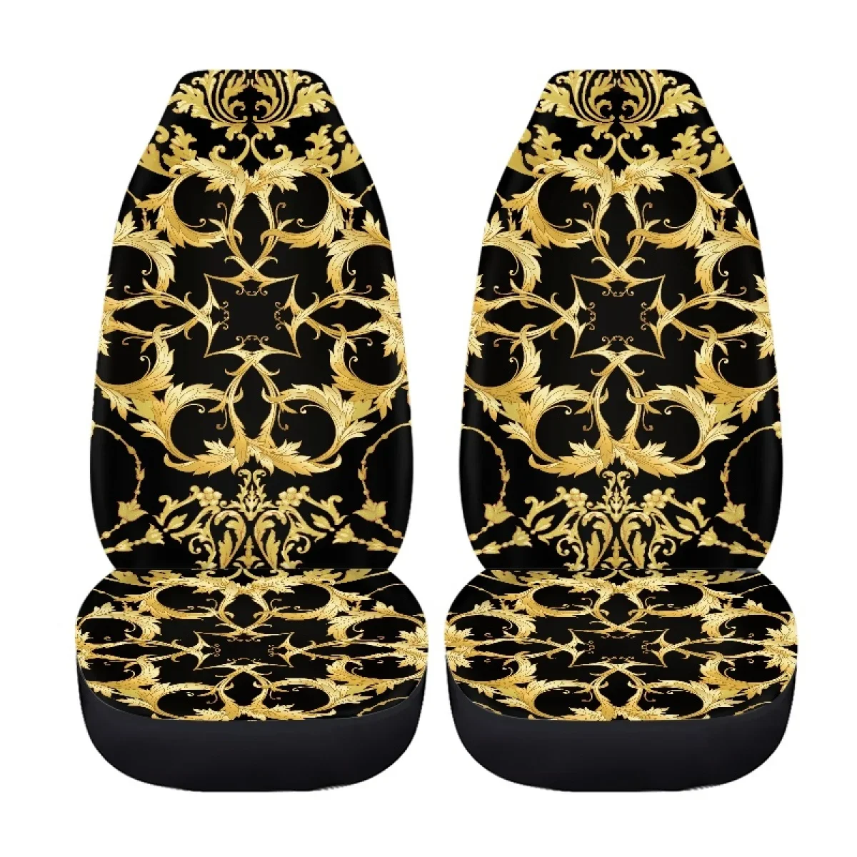 Аксессуары для автомобиля с золотым барочным узором Мягкий Нескользящий