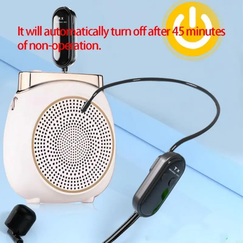 Фото R2LB 2,4 ГГц беспроводная микрофонная гарнитура Mics Mics Hearheld для усилителя караоке №4