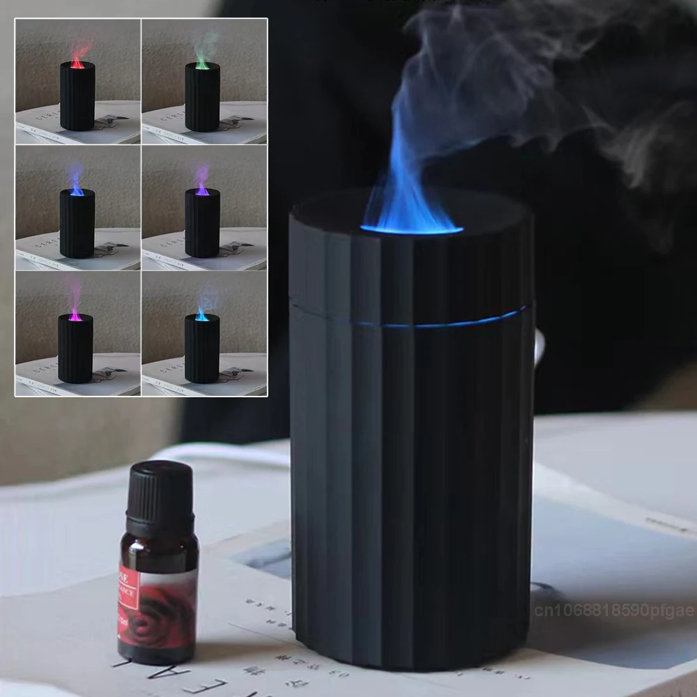 

Ультразвуковой USB-увлажнитель воздуха с лампой в виде пламени, автомобильный диффузор, увлажнитель воздуха, ультразвуковой распылитель, ра...