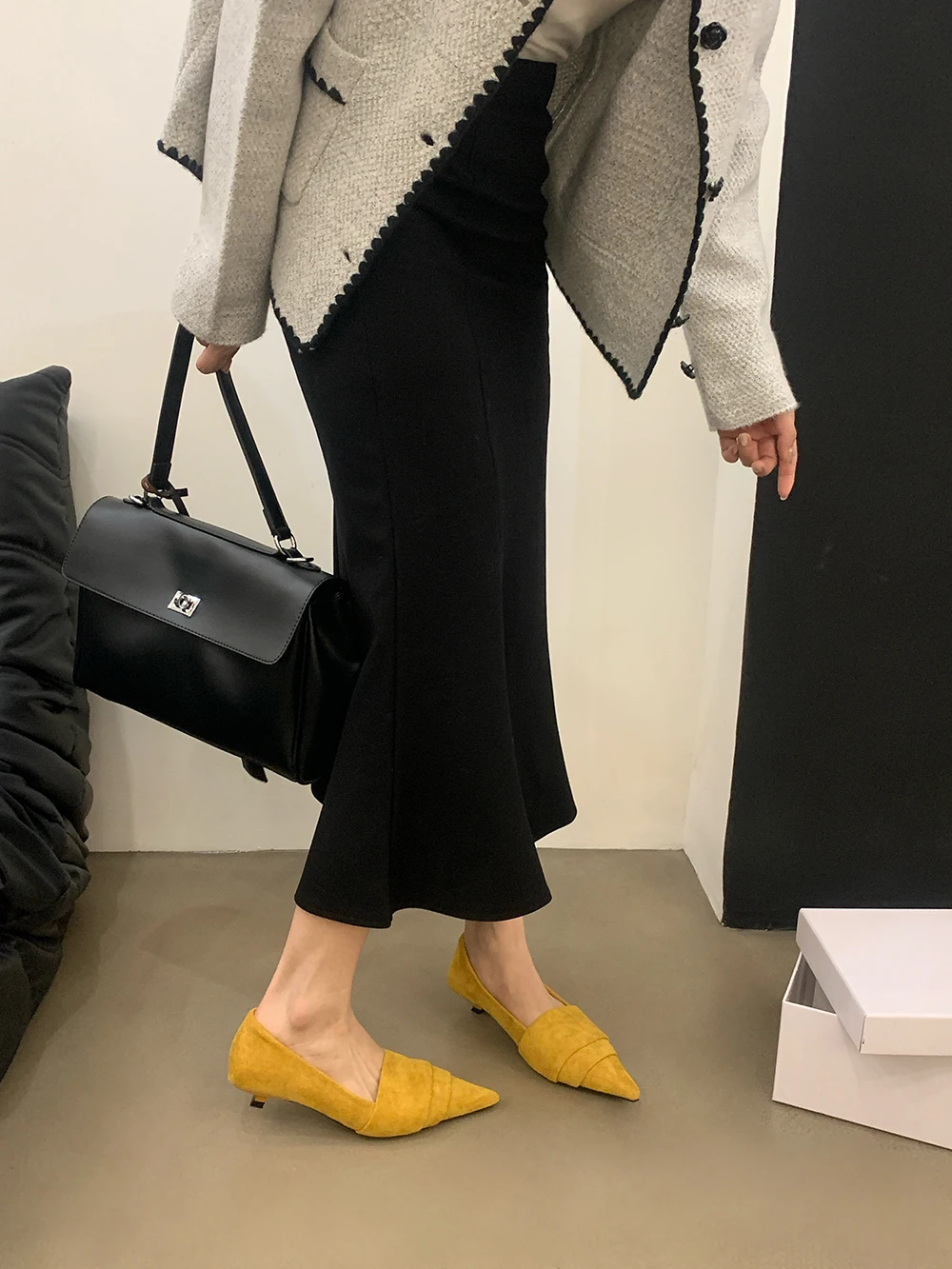 Женские туфли-лодочки с острым носком Новое поступление 2025 модельные туфли из