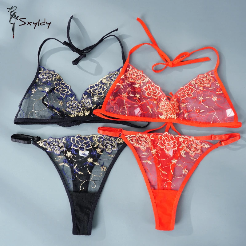 Сексуальное кружевное белье для женщин сексуальный черный комплект с