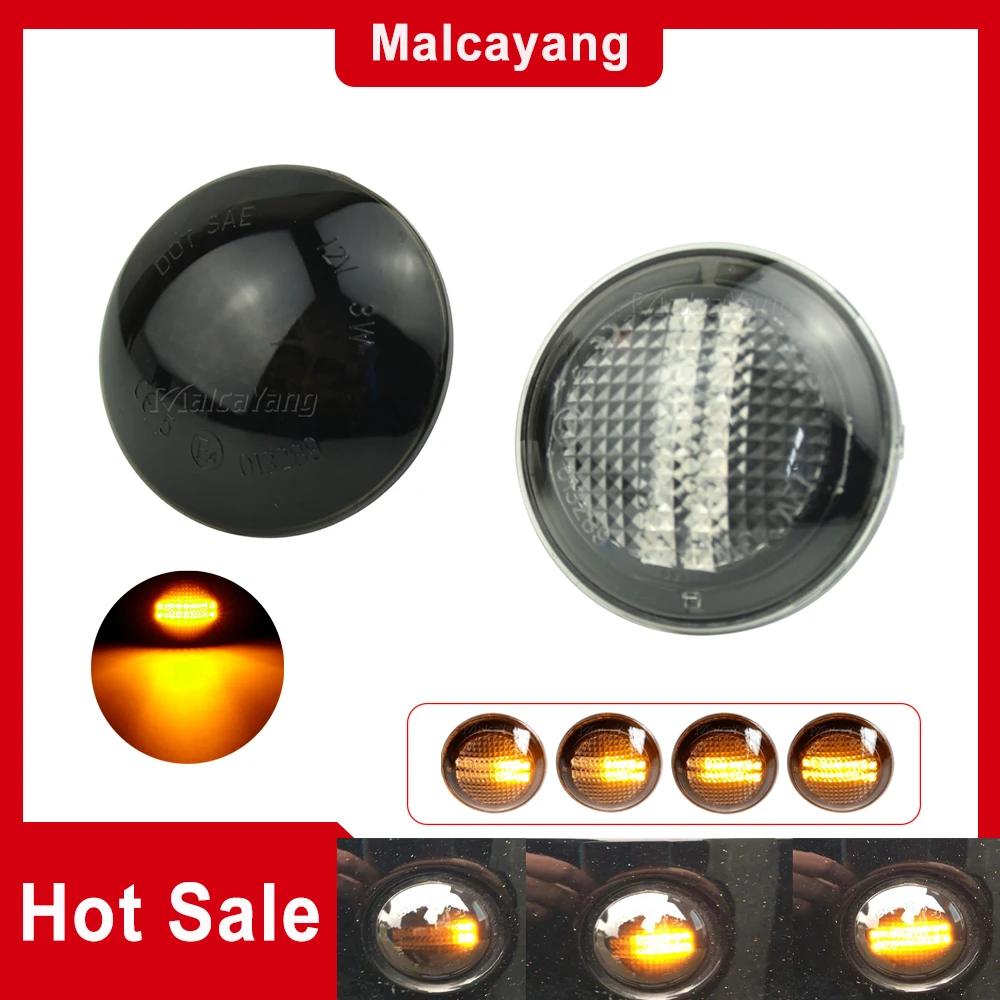 

High Quality For Land Range Rover L322 2002 2003 2004 2005-2012 Repeater Indicator Light Dynamic Flowing LED Side Marker Light