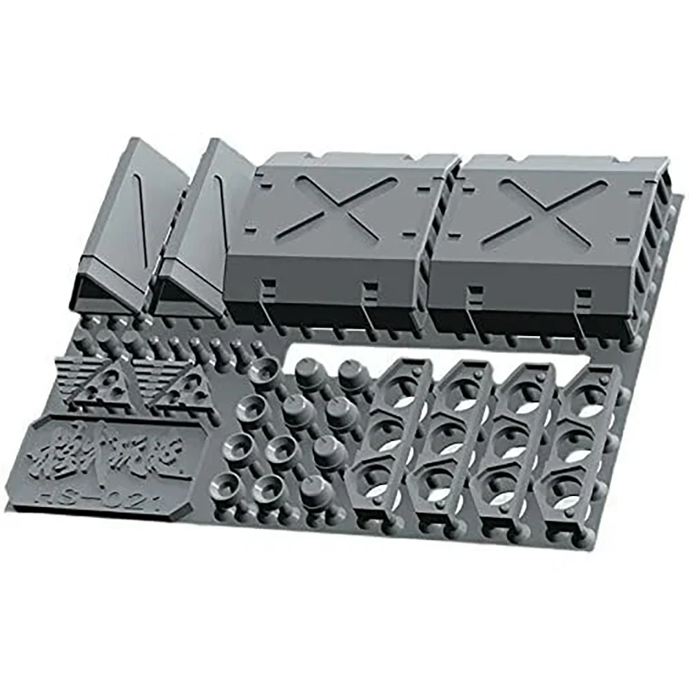 Фото Детали для 3D-печати модели HG RG 1/144: Зажим для пусковой установки ракет, деталь для тяжелого оружия №4