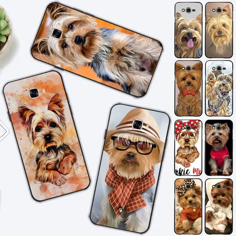 

Yorkshire Terrier Dog Phone Case for Samsung J 2 3 4 5 6 7 8 prime plus 2018 2017 2016 core