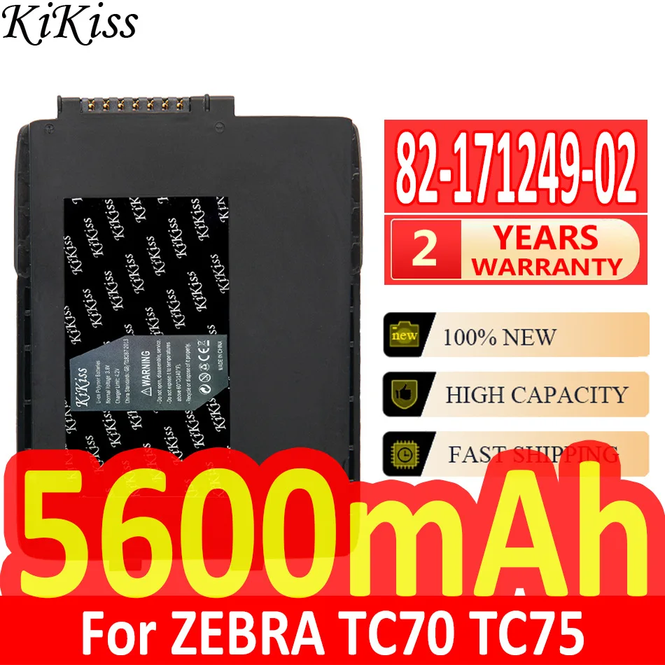 

KiKiss Battery For Zebra TC51 TC56 TC57 TC510 TC70 TC75 Batteries Batterij + Track NO