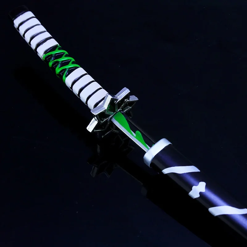 255mm Demon Hunter Katana Model Killer Sword Cosplay Metal Katana Prop Weapon Anime Battle Boy Gift Collection Model Jewelry