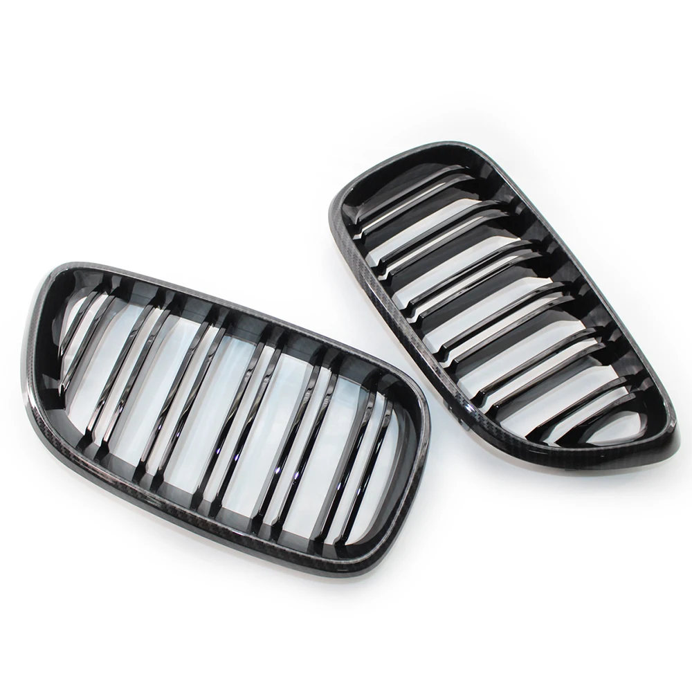 

A Pair Car Carbon Fiber Front Bumper Grill For BMW E90 E91 E60 E70 E71 F10 F30 F35 F25 F26 F22 F23 2/3/5 Series Kidney Grille