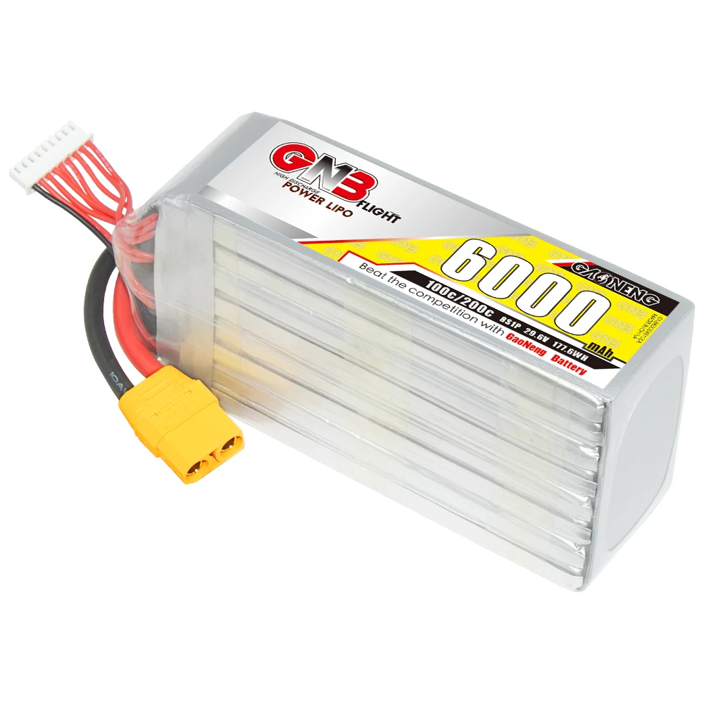 Gaoneng GNB 8S1P 29.6V 6000mAh 100C XT90 Lipo battery