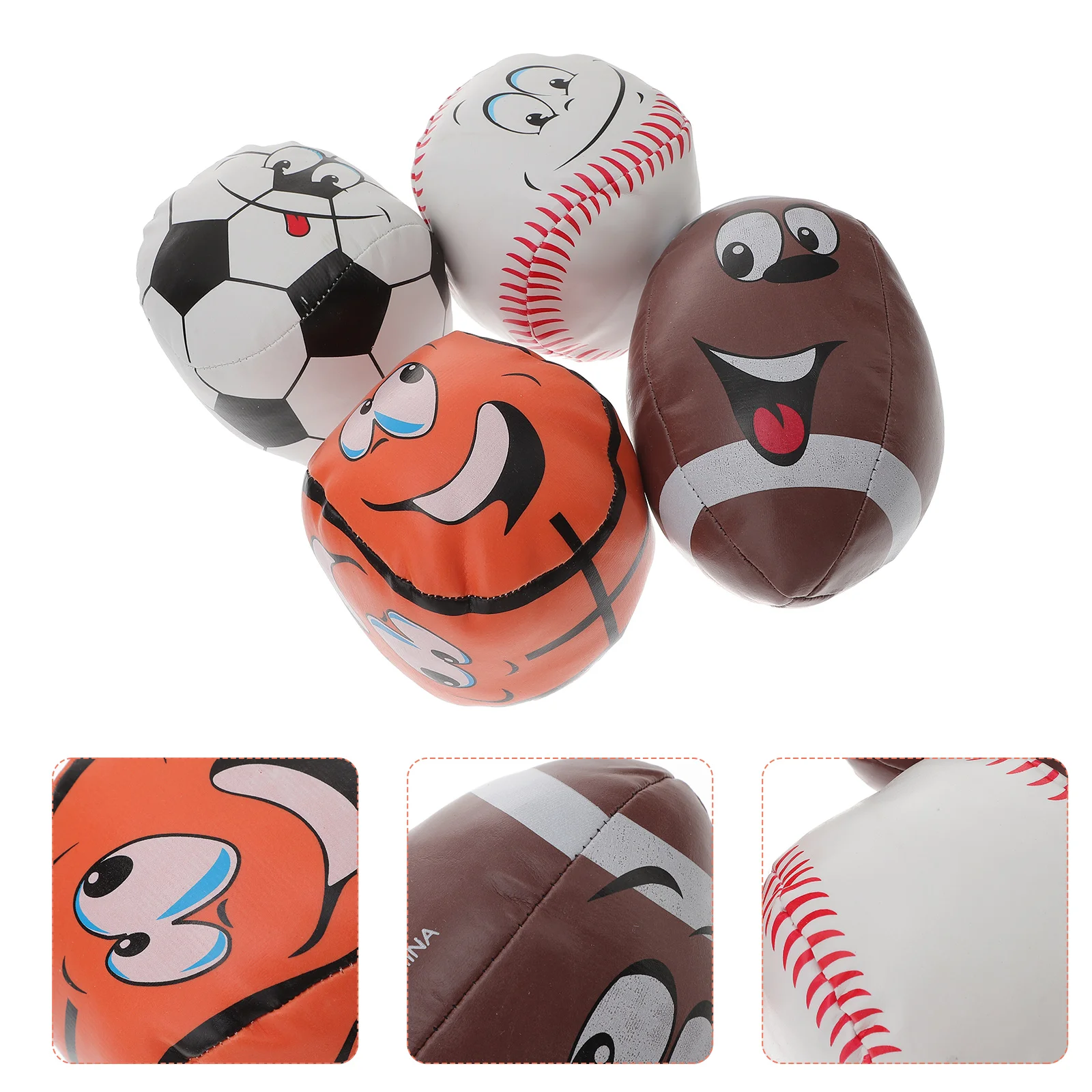 

4 шт., детский баскетбольный футбол