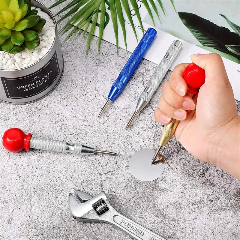 

Automatic Centre Punch General Automatic Center Punch Adjustable Spring Loaded Metal Drill Tool Woodwork Tool Drill Bit Punch Ne