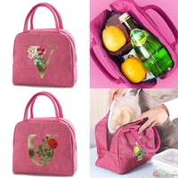 cooler lunch handbag portable lunch box for men women kids work school lunch picnic dinner food thermal insulated canvas bags