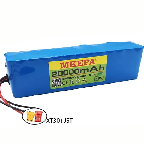 Литий-ионный аккумулятор MKEPA 48В 20Ач 18650 13S2P 1000Вт