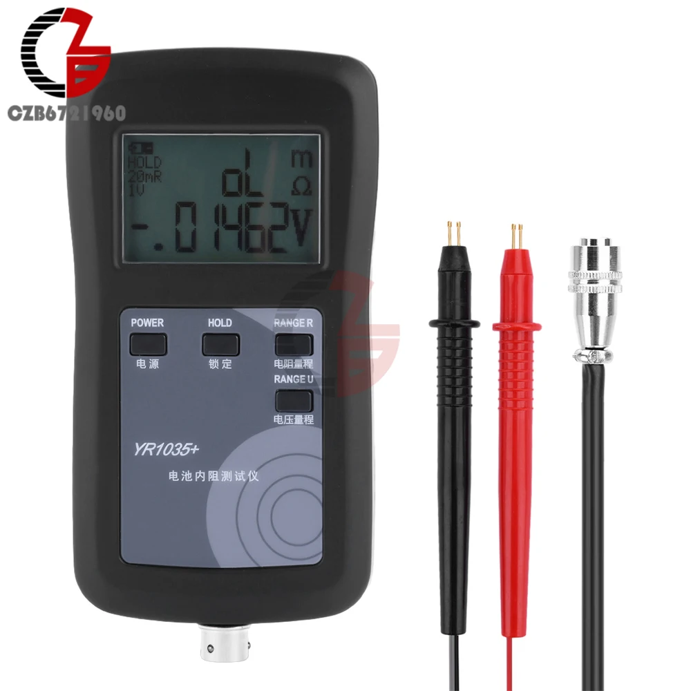 

Gaqqee 4-проводной тестер внутреннего сопротивления литиевых батарей YR1035