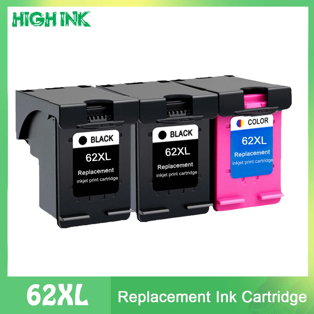 62XL Ink Cartridge for hp 62 xl hp62 cartridge for HP Envy 5640 5540 5660 OfficeJet 200 5740 5542 7640 printer