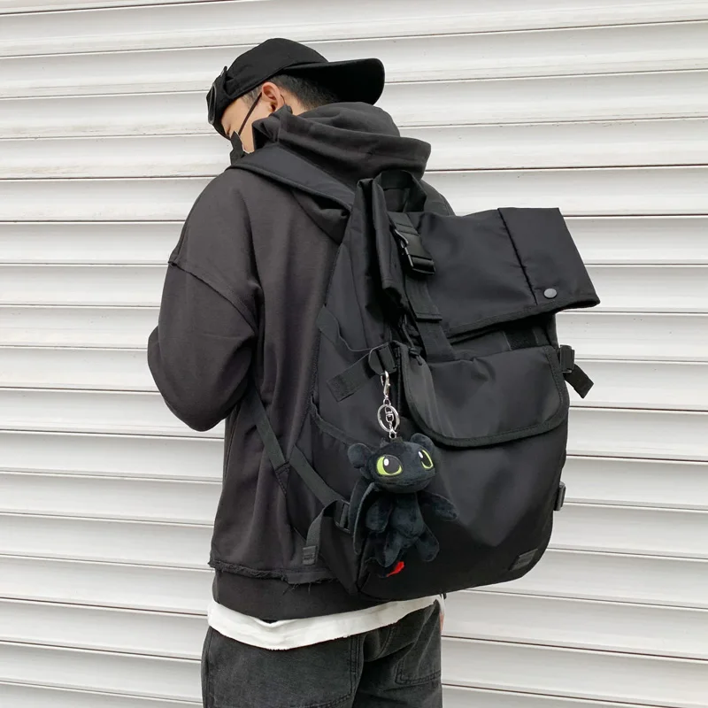 Мужской нейлоновый рюкзак с отделением для ноутбука большой вместимости