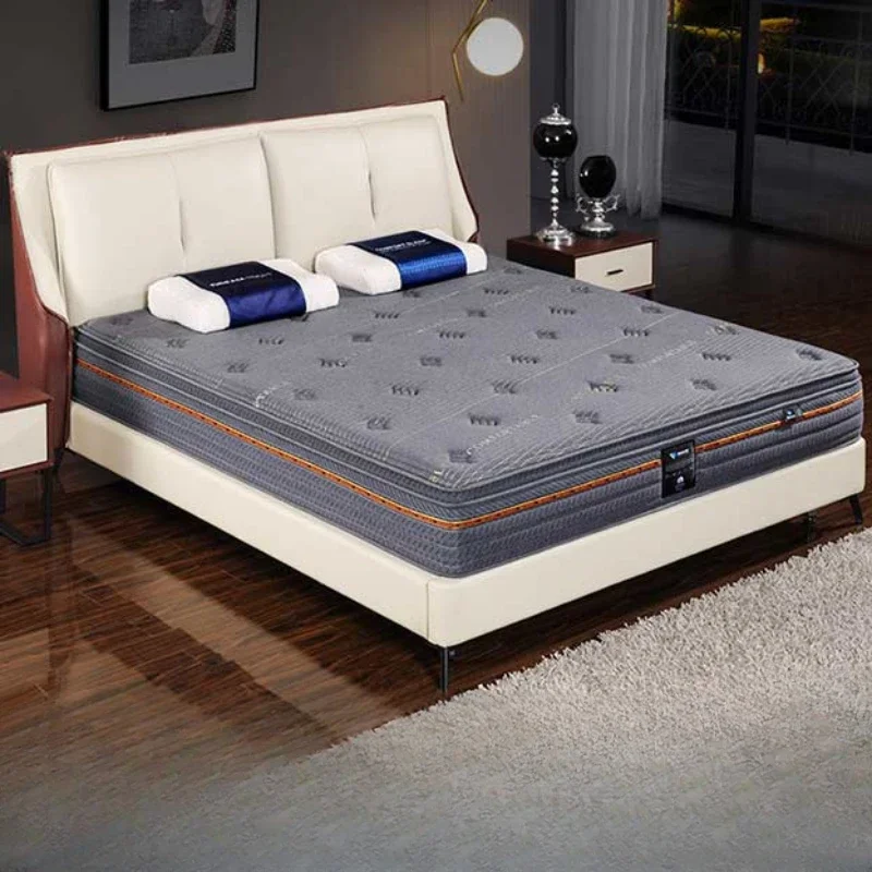 Фото Двойные матрасы высокого качества Double Molblly Spring Queen Спальня Двойной матрас King Core Sleep Colchoneta Мебель для спальни №2