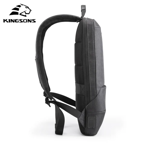 Kingsons мужской рюкзак деловая дорожная сумка с USB-зарядкой Type-C 15,6-дюймовый рюкзак для ноутбука модная школьная сумка для мальчиков-подростков
