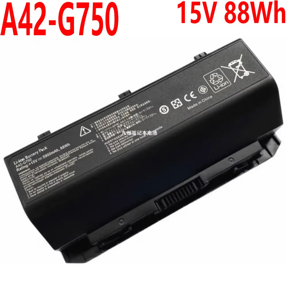 15 в 88Wh Новый A42-G750 Аккумулятор для ASUS ROG G750JH G750JM G750JS G750JW G750JX G750JZ ноутбука