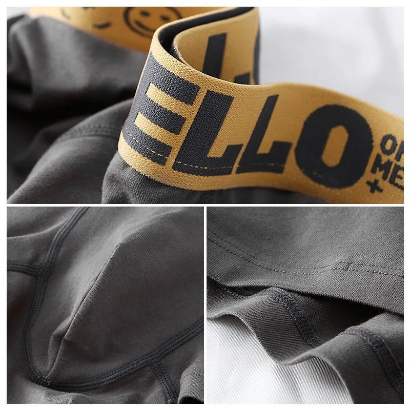 Boxer Men Underpants Graphene Cotton Shorts Youth Sports Underwear Breathable Men's Panties Solid Boxers Sexy BoxerShorts L-5XL