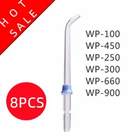 8pcsset for waterpik wp 100 wp 450 wp 250 wp 300 wp 660 wp 900oral hygiene accessories nozzles