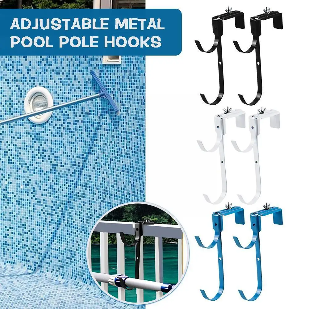 

Adjustable Pool Rod Hook Retractable Skimmer Vacuum Pool Beach Baby Inflatable Hose Garden Tool Accessories Hook L1h8