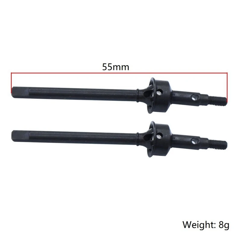 Металлический передний приводной вал CVD Driveshaft RC Crawler автомобиль для Traxxas TRX4M TRX-4M 1/18
