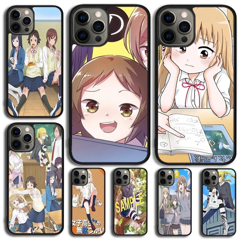 Чехол для телефона с аниме Joshikousei no круглого неба для iPhone 14 SE 2020 XR XS 11 12 13 Mini Pro MAX 7 8 Plus Galaxy S22 S21 Ultra