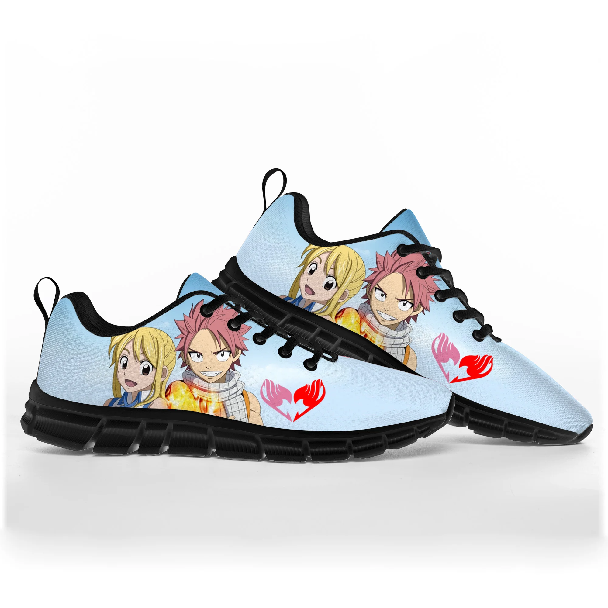 

Anime Fairy Tail Natsu Dragneel Sports Shoes Mens Womens Teenager Kids Children Sneakers Casual Custom High Quality Couple Shoes
