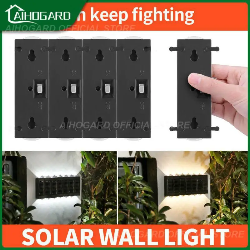 

Anti-corrosion Street Landscape Lighting Lamp 600mah Unlimited Stitching Design Solar Charging Solar Wall Light Aluminum Casting