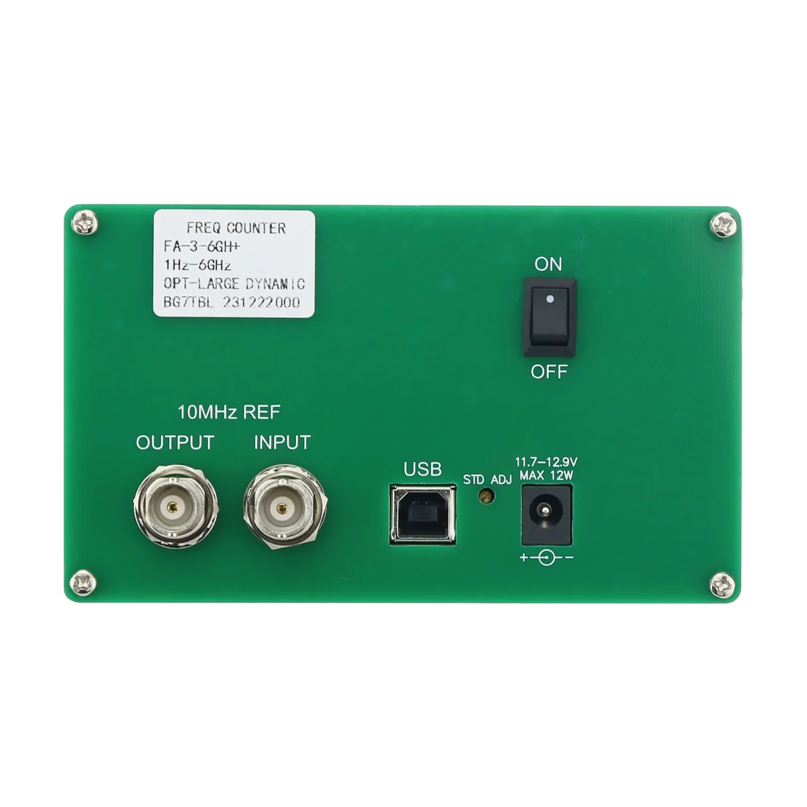 Фото BG7TBL FA-3-6G Высокочувствительный измеритель частоты 1 Гц-6 ГГц от -30 дБм до +20 дБм Прецизионный счетчик частоты №2